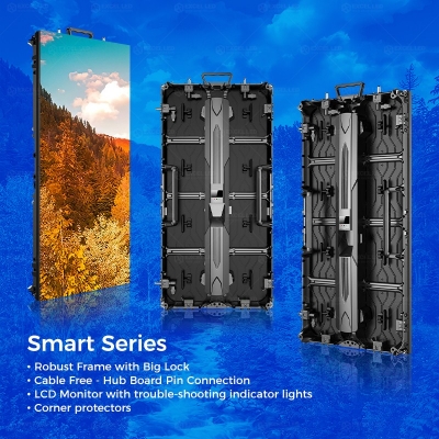 Smart Series P2.6 P2.976 P3.91 P4.81 LED Stage Rental Screen 500×1000