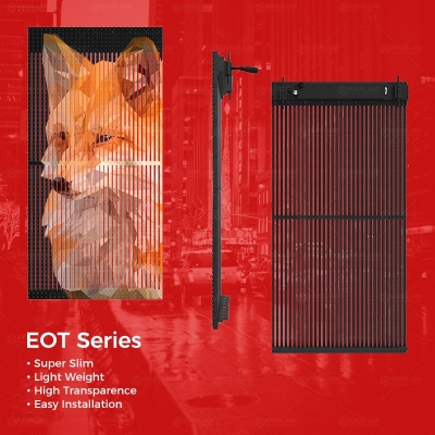 EOT Series Super Slim Indoor& Outdoor LED Mesh Screen