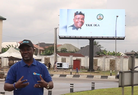 EXCEL LED Outdoor LED Billboard in Nigeria. Total 3 Units of Outdoor Advertising LED Screen.